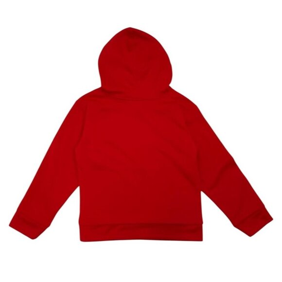 Adidas Kids Red Hoodie Sweatshirt Size 6 Regular Fit 100% Polyester. - Picture 2 of 8